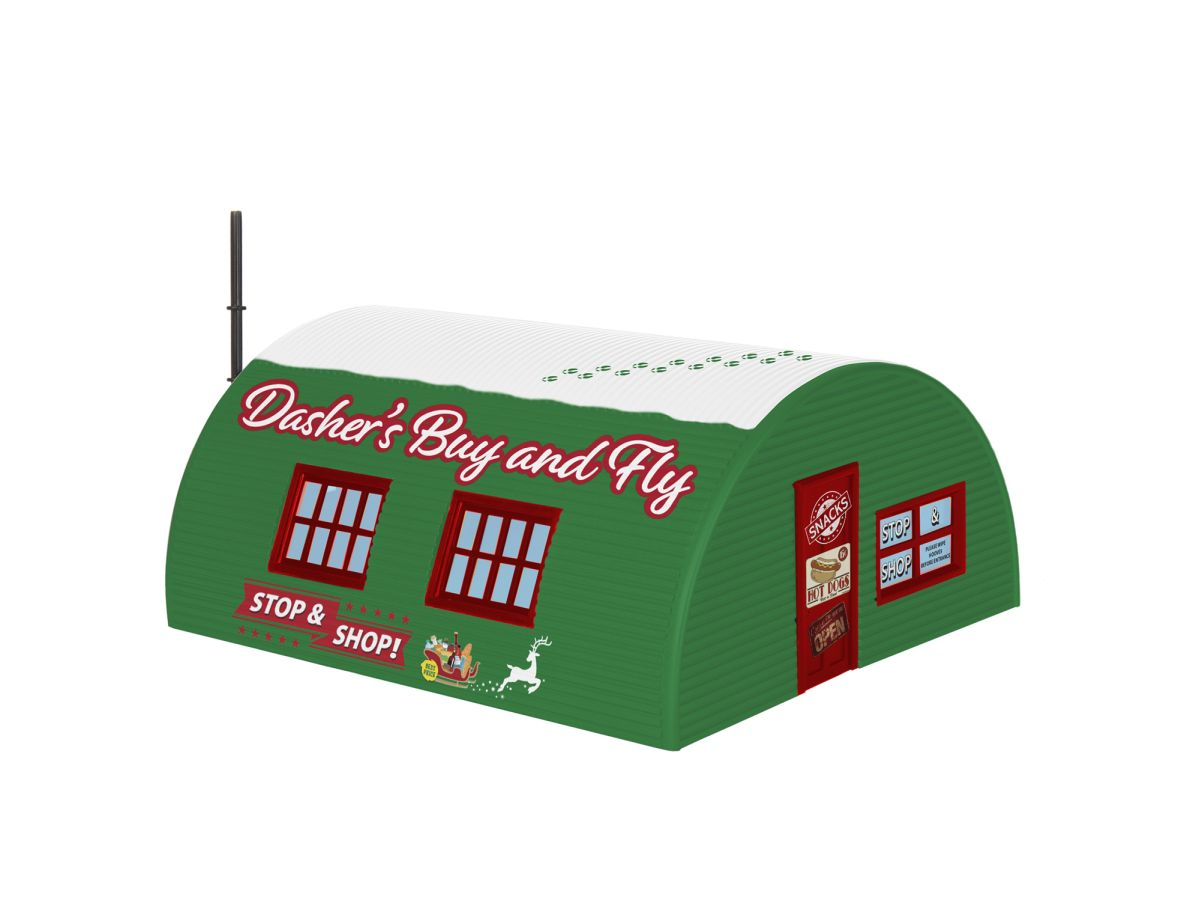 Lionel 2330140 O Assembled Dashers Buy and Fly Quonset Hut