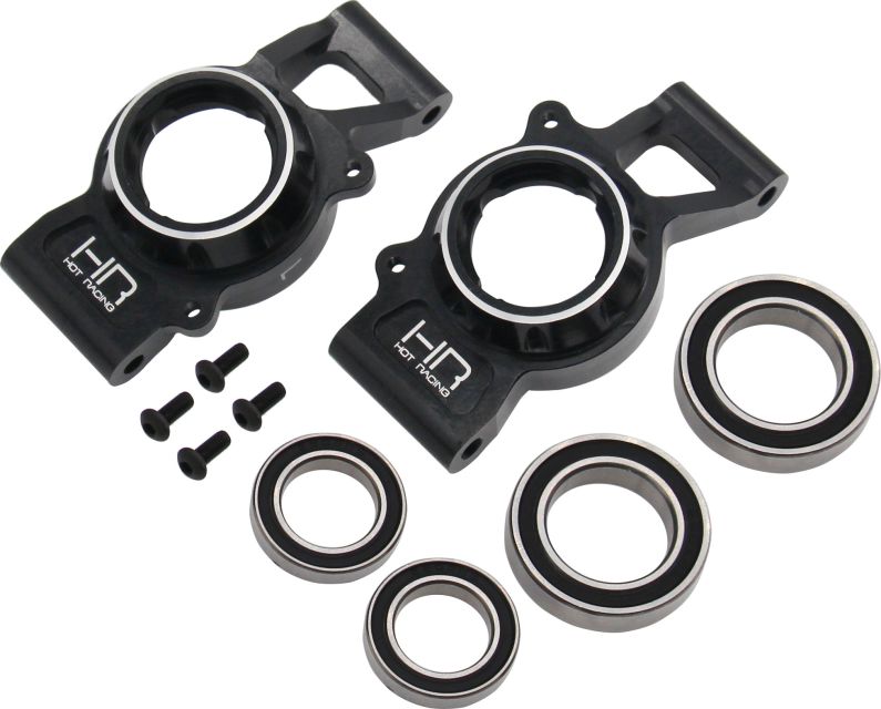 Hot Racing XMX22M01 Aluminum Rear Oversize Bearing Hubs Stub Axle Carriers