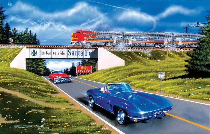 Train Enthusiast Vendors 21323 19 x 30" America's Best 1000 Piece Jigsaw Puzzle