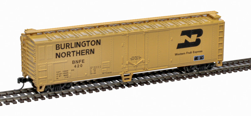 Atlas 50006472 N Burlington Northern Trainman 50' Mechanical Reefer #420