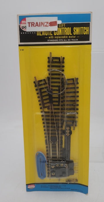 Model Power 50 HO Scale Remote Control Switch Left w/Replaceable Motor