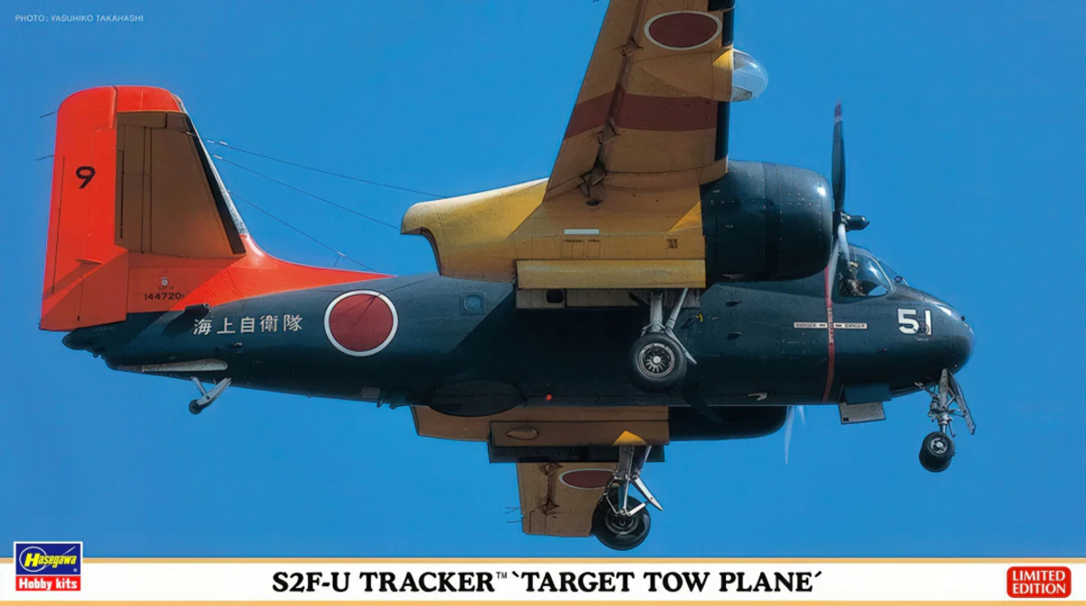 Hasegawa 02440 1:72 S2F-U Tracker 'Target Tow Plane' Aircraft Plastic Model Kit
