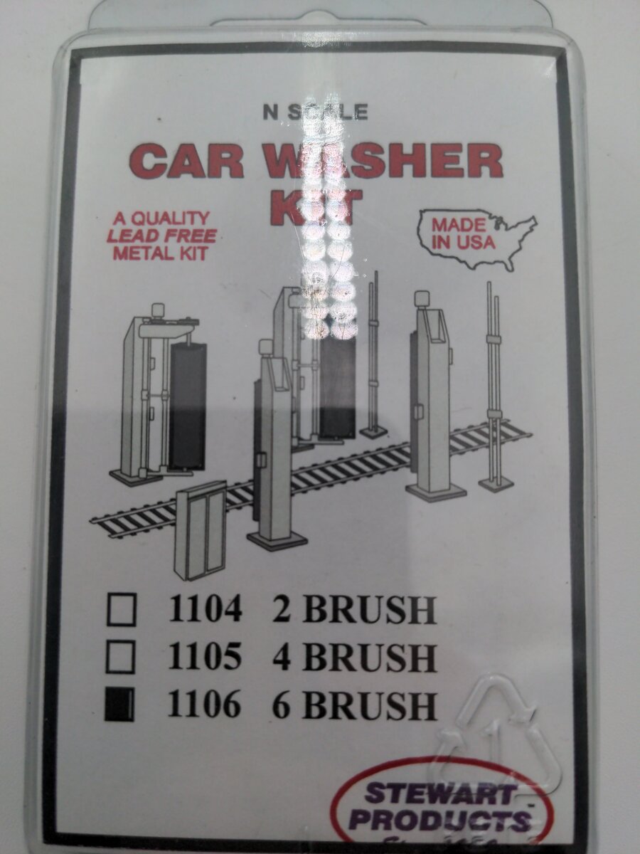 Stewart Hobbies 1106 N Scale 6 Brush Car Washer Building Kit