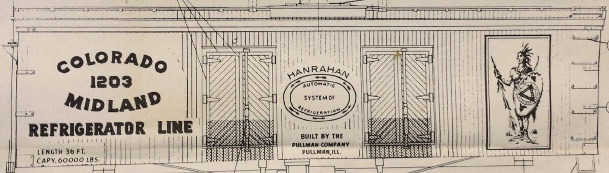 LaBelle Woodworking Co. HO-46 HO Colorado Midland Hanrahan Refrigerator Car Kit