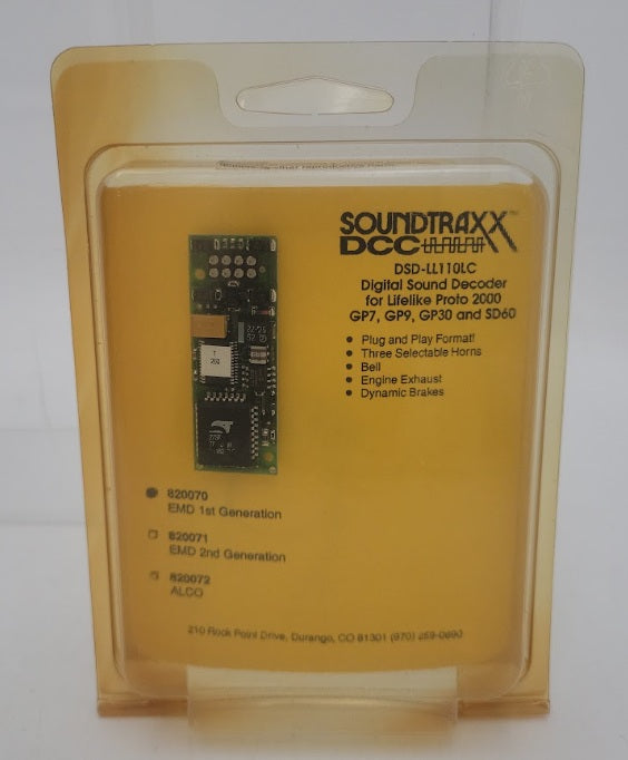 SoundTraxx 820070 EMD 1st Generation Digital Sound Decoder for Lifelike Proto