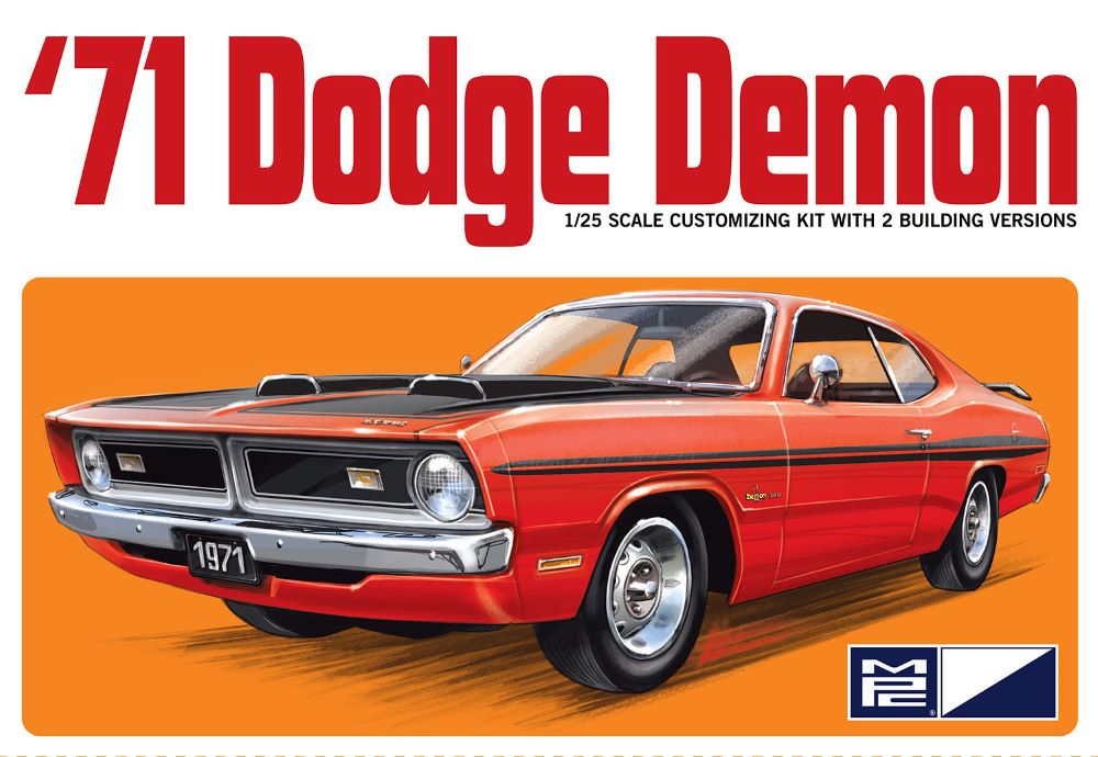 MPC 997 1:25 1971 Dodge Demon Car 2 'n 1 Plastic Model Kit