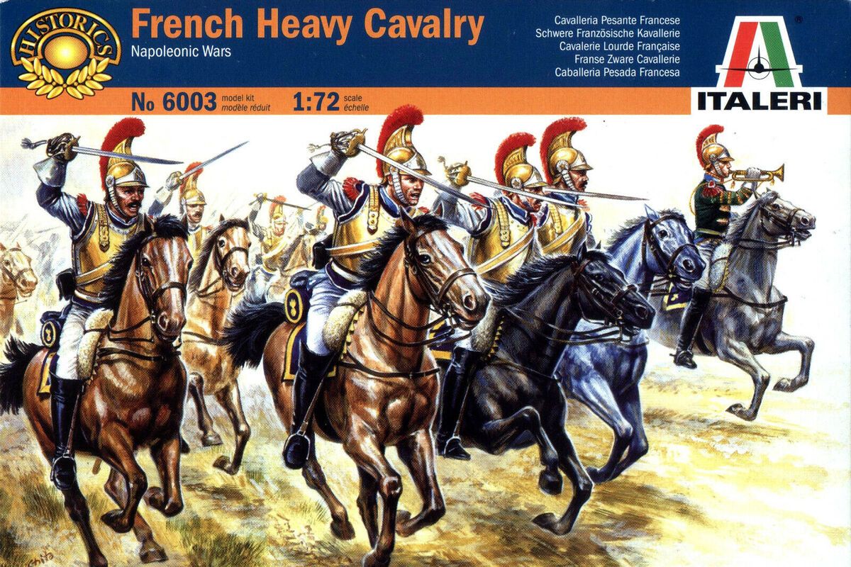 Italeri 6003 1:72 Carabiniers French Calvary Plastic Figures (Set of 17)