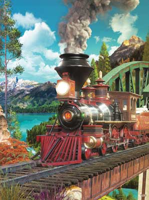 Train Enthusiast Vendors 42365 Number 56 500 Piece Jigsaw Puzzle