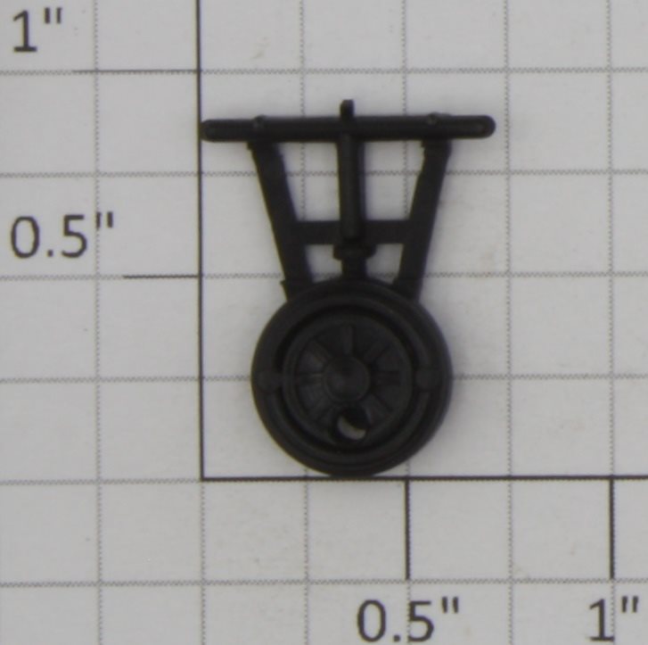 Lionel 3419-44 Black Plastic Wing Wheel