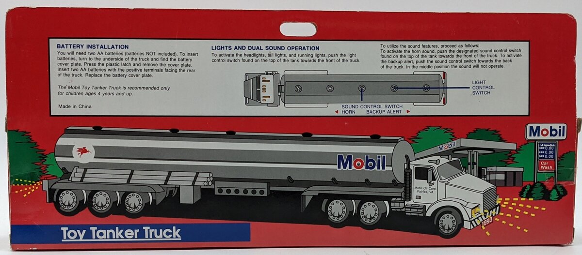 Mobil 1993 Limited Edition Collectors Series Toy Tanker Truck