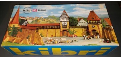 Kibri B-8480 HO Fort & City Walls w/Tower Building Kit