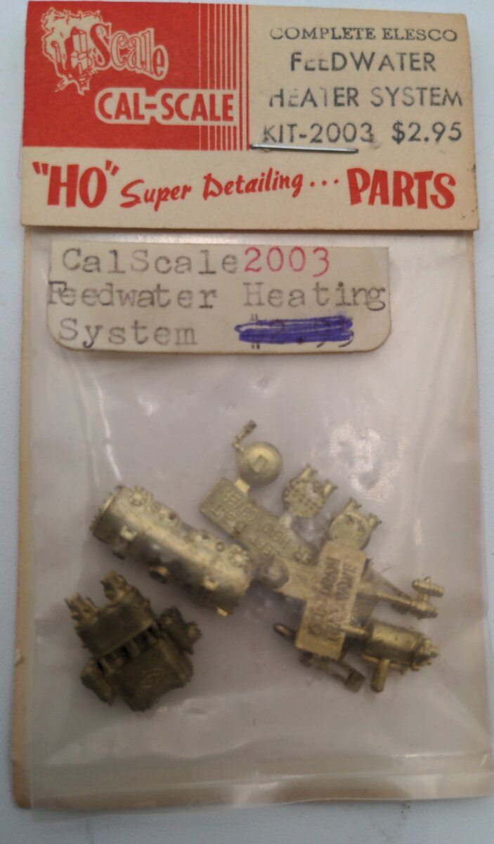 Cal Scale KIT-2003 HO Complete Elesco Feedwater Heater System