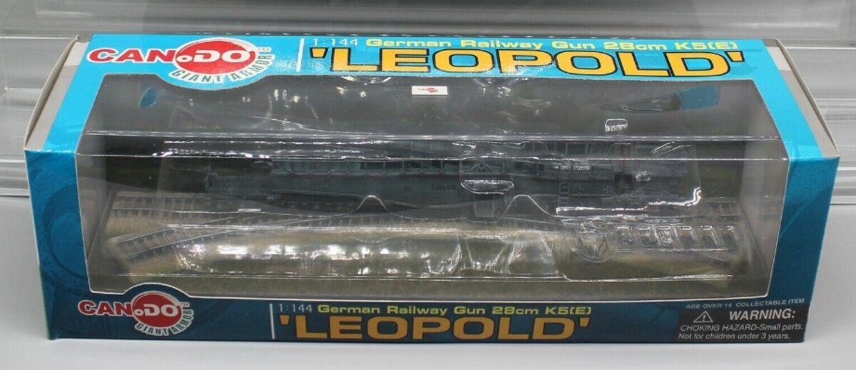 Dragon 20025 1:144 Grey K5(E) Leopold German Railway Gun 28 cm