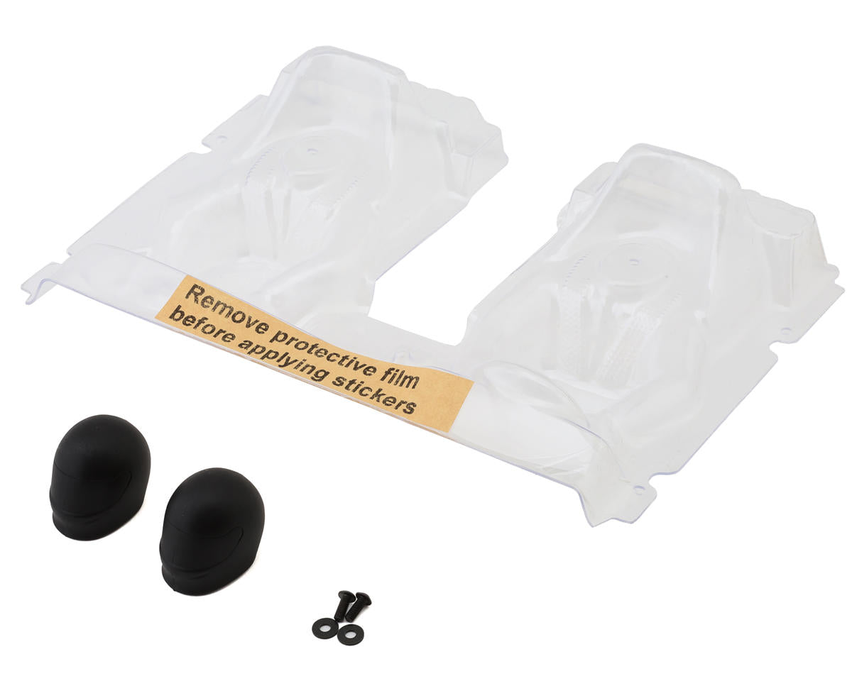 Losi LOS230136 1:10 Baja Rey 2.0 Clear Interior Set with Helmets