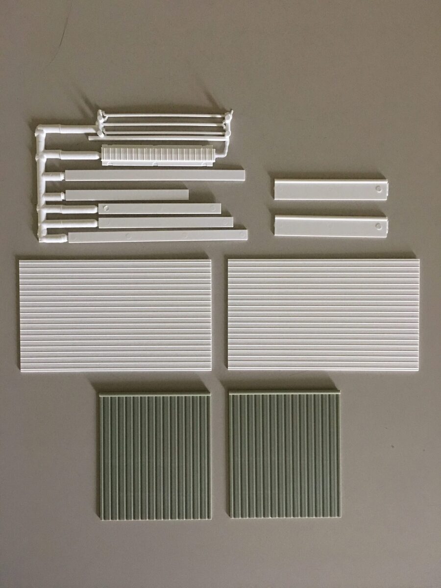 Pikestuff 541-0141 HO Green Metal Building Extension Kit