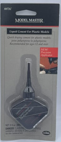 Model Master 8872C Quick Drying Liquid Cement For Plastic Models