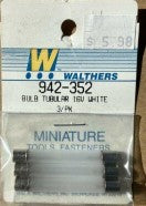 Walthers 942-352 HO 16 Volts White Tubular White Light Bulb (Pack of 3)
