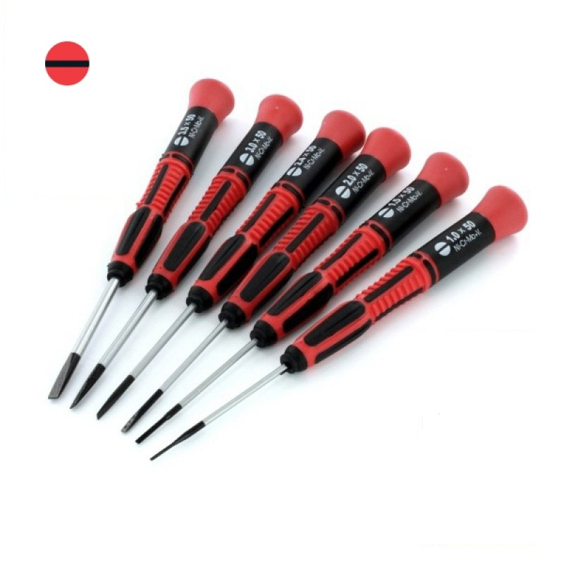 Evergreen Scale Models 72100 Blade Screwdriver Set (Set of 6)