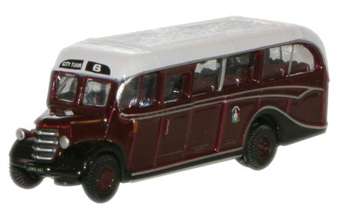 Oxford Diecast NOB011 N Edinburgh 1939 Bedford OB Bus Coach