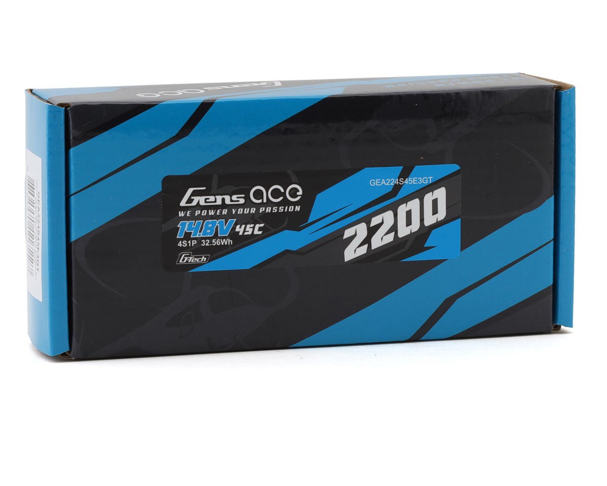 Gens Ace GEA224S45E3GT G-Tech Smart 4S LiPo Battery 45C with EC3 Connector