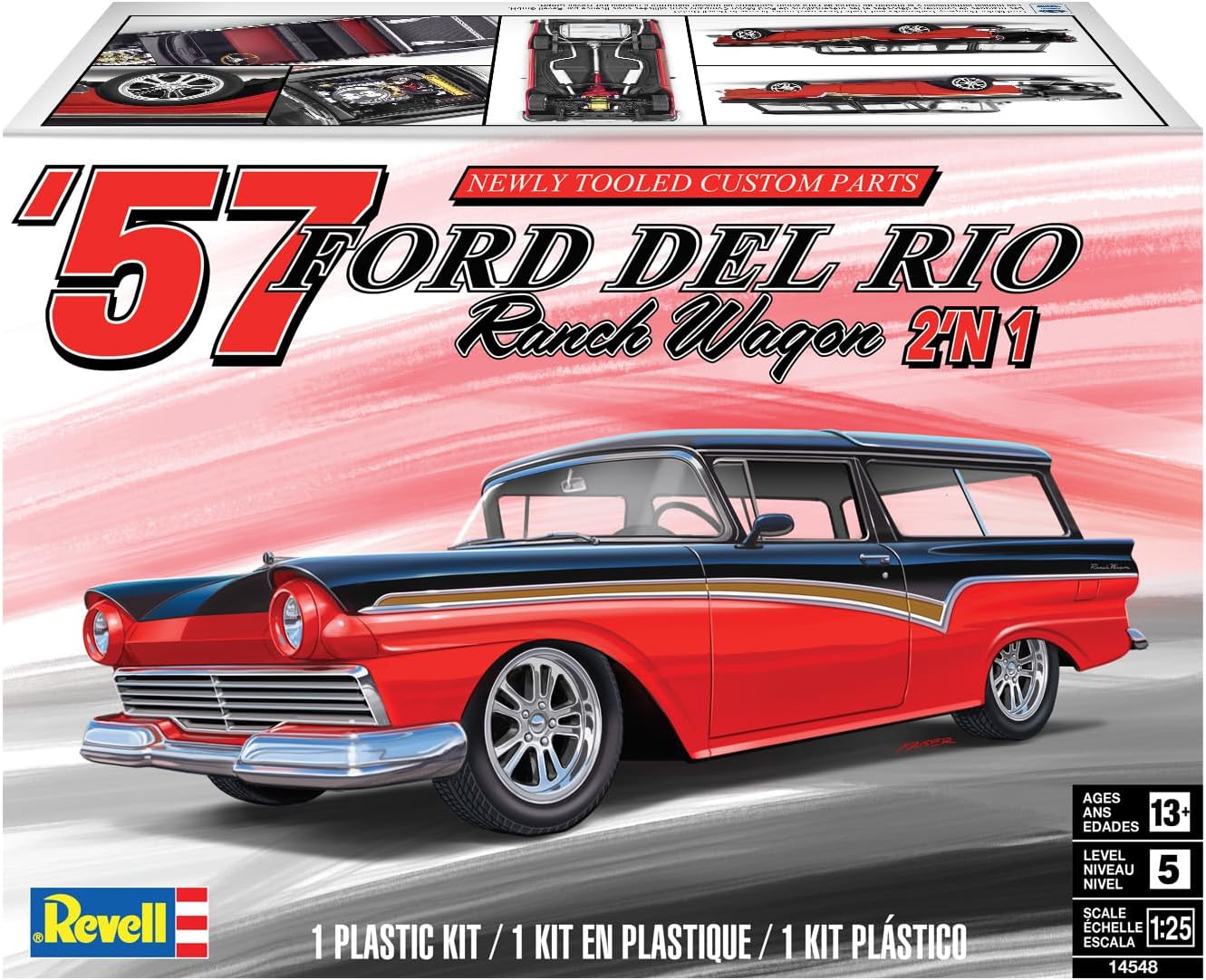 Revell 14548 1:25 '57 Ford Del Rio Ranch Wagon Plastic Model Kit