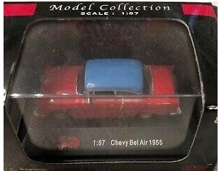 Malibu International 103 1:87 Red/Blue 1955 Chevy Bel Air