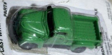 Boley 2021-5 HO Vehicle Trucks Green Chevrolet Pick Up Die-Cast w/ Plastic