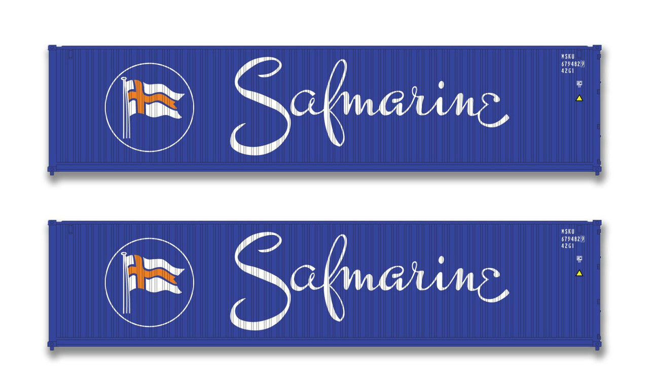 Kato 80055K N Safmarine 40' Intermodal Container (Pack of 2)