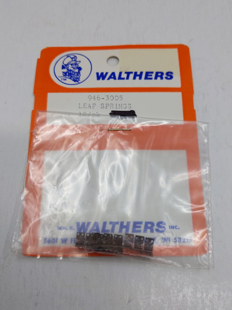 Walthers 946-3005 HO Scale Leaf Springs (Pack of 12)