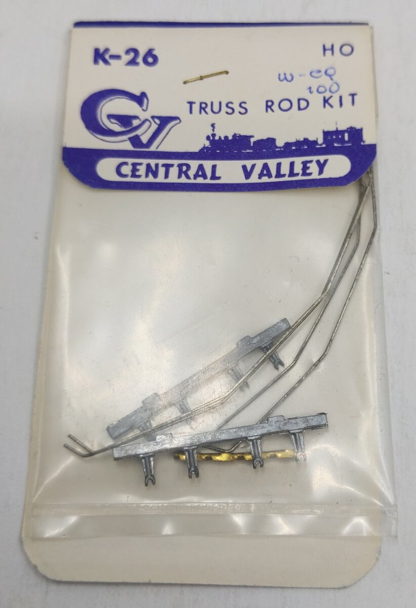 Central Valley Models K-26 HO Scale Truss Rod Kit