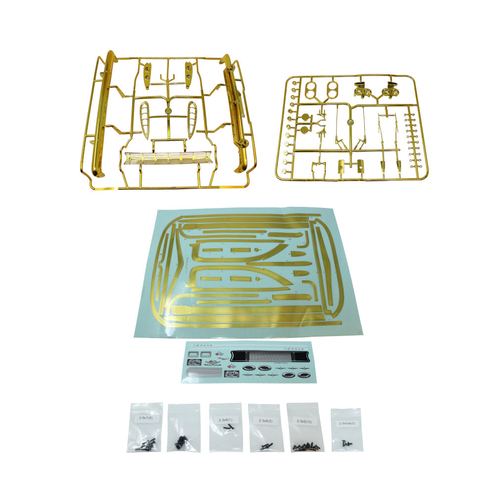 Redcat Racing RER15536 59' Impala Gold Body Parts Set