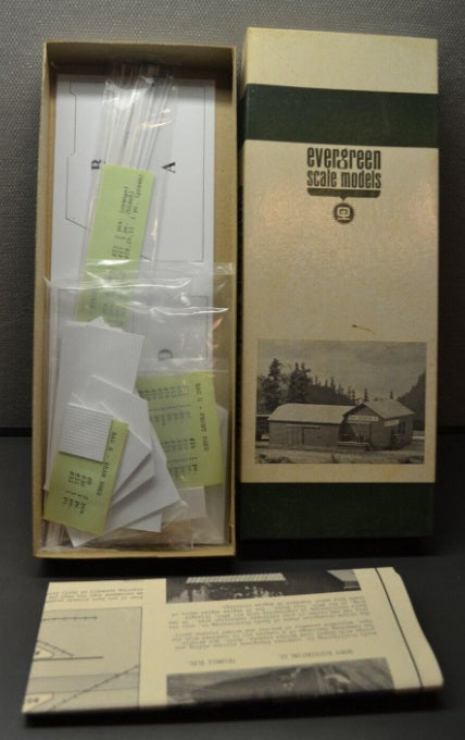 Evergreen Scale Models 802 HO Durfy Distributing Company Building Kit LN/Box