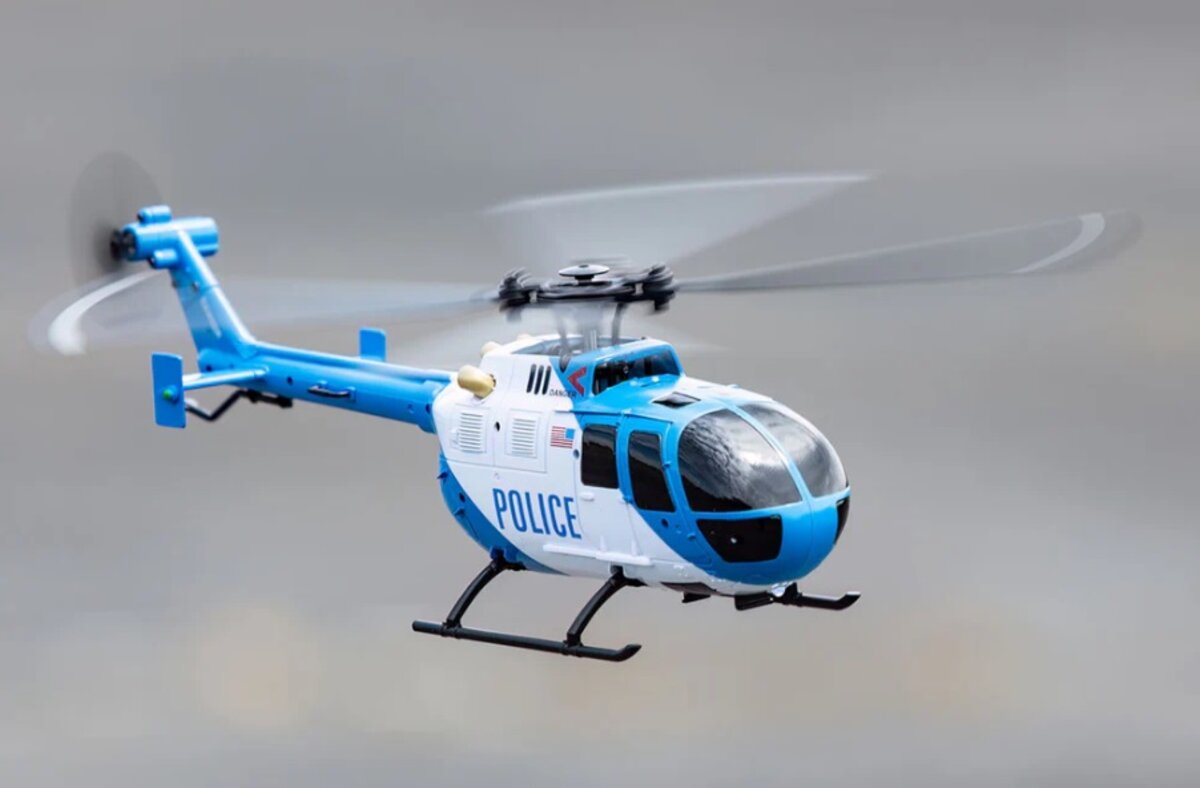 Rage R/C 6051 Hero-Copter Police 4-Blade RTF Helicopter