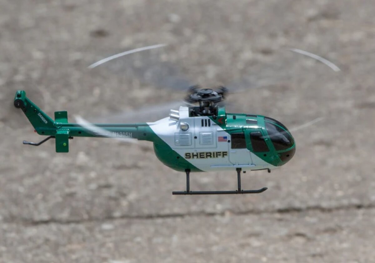 Rage R/C 6052 Hero-Copter Sheriff 4-Blade RTF Helicopter