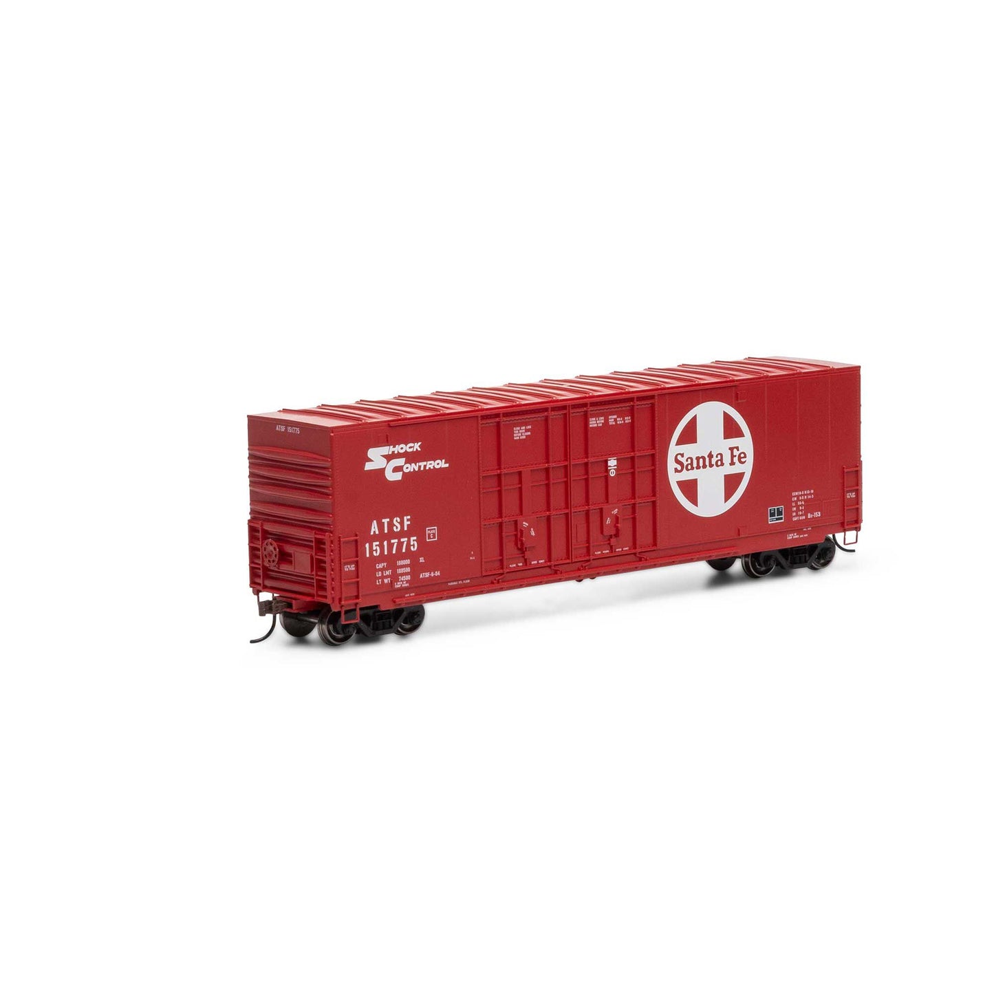 Athearn 88198 HO Santa Fe High-Cube Double Door Plug Boxcar