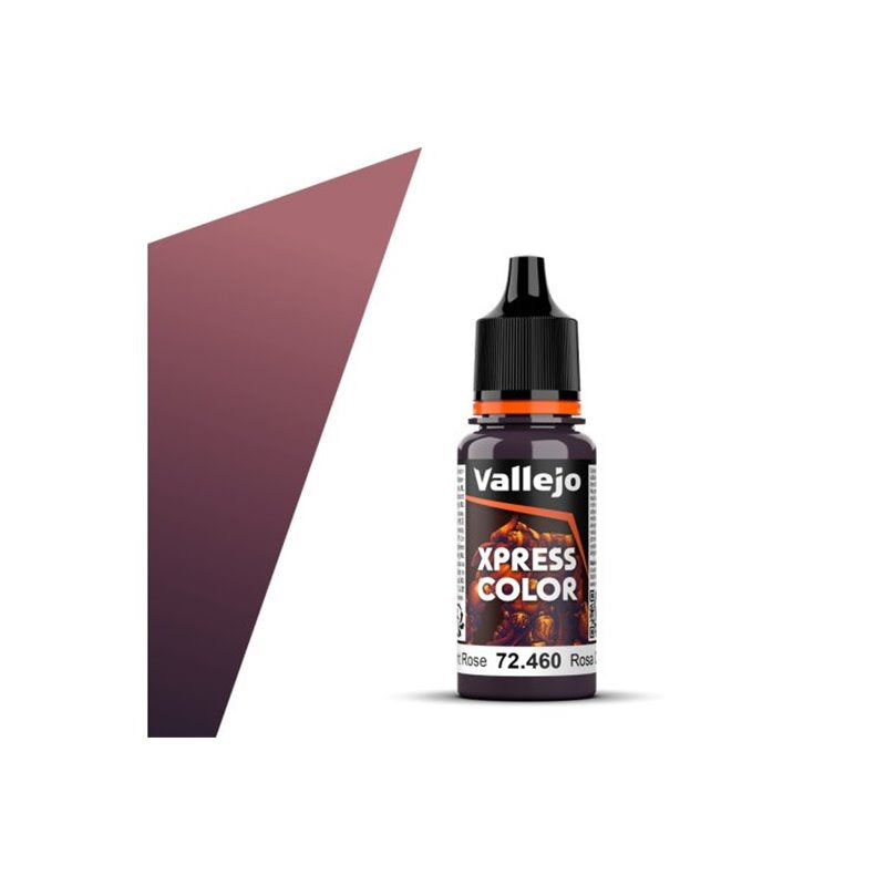 Vallejo Paint 72460 Twilight Rose Xpress Color Acrylic Paint - 18 ml. Bottle