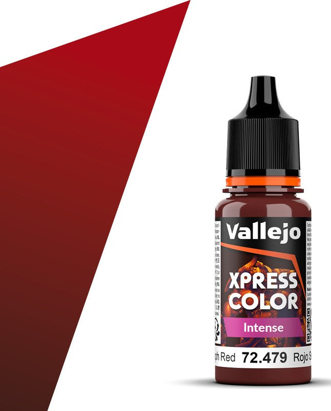 Vallejo Paint 72479 Seraph Red Xpress Color Acrylic Paint - 18 ml. Bottle