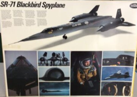 Testors 584 1:48 SR-71 Blackbird Spyplane Military Aircraft Plane Model Kit