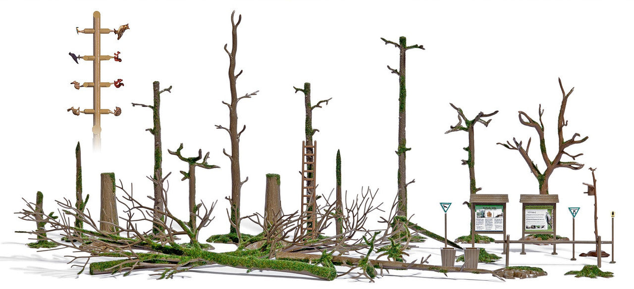 Busch 1852 HO Coarse Woody Debris Set Kit
