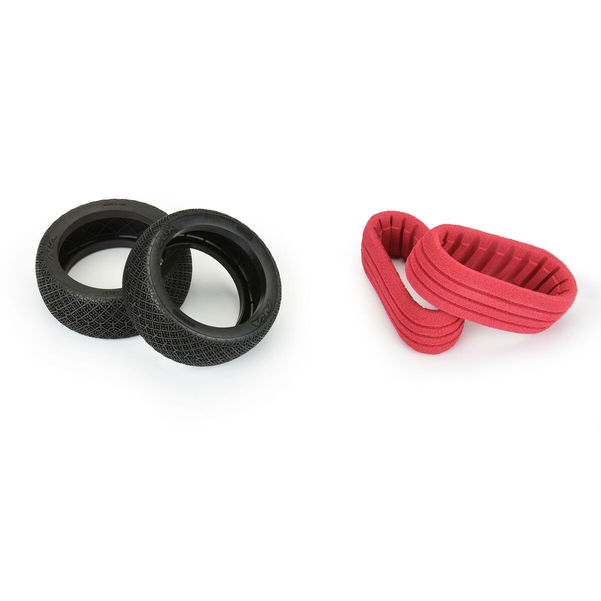 AKA Products, Inc. 14036CR 1:8 Lux C Front/Rear Off-Road Buggy Tires (Pack of 2)