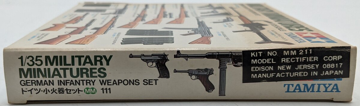 Tamiya MM211 1:35 Military Miniatures German Infantry Weapons Set