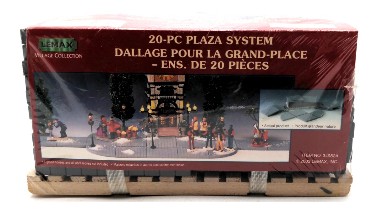 Lemax 34982A Village Collection 20 Piece Plaza System