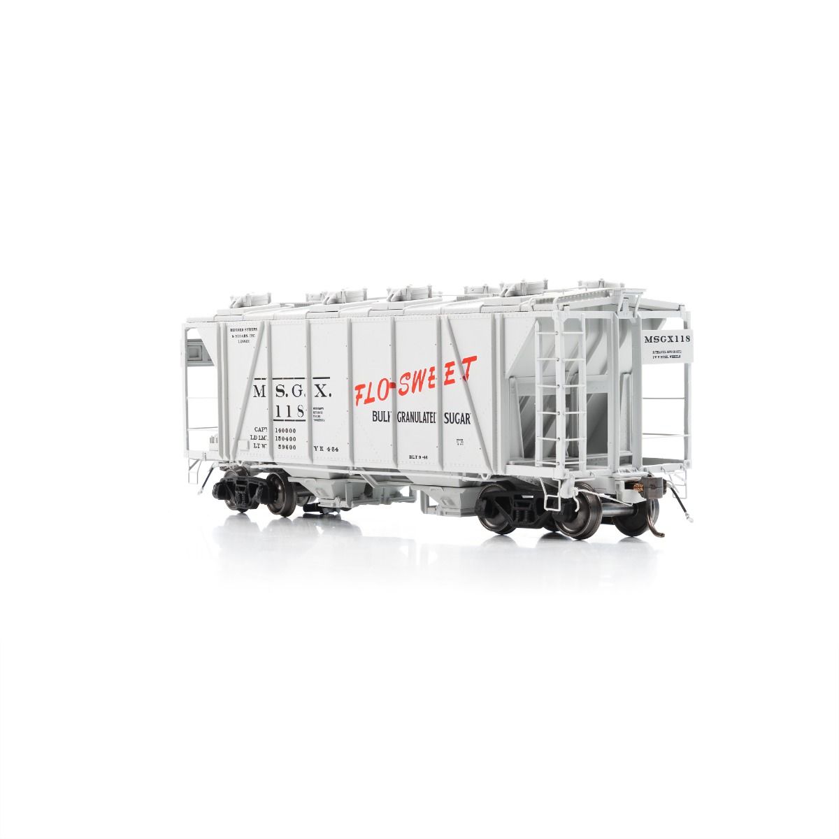 Rapido Trains 149004A HO MSGX Flo-Sweet Enterprise Covered Hopper