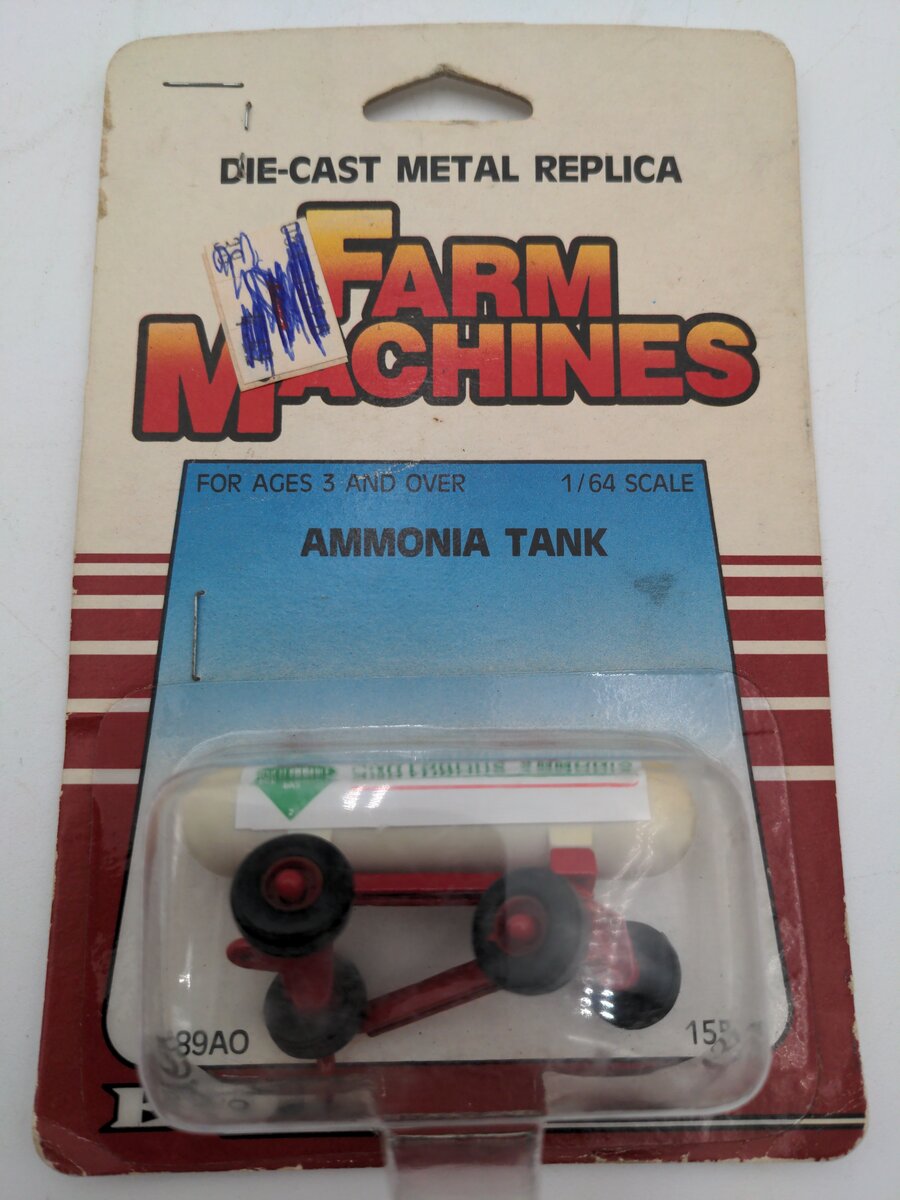 Ertl 1550 1:64 Die Cast Implements Anhydrous Ammonia Tank