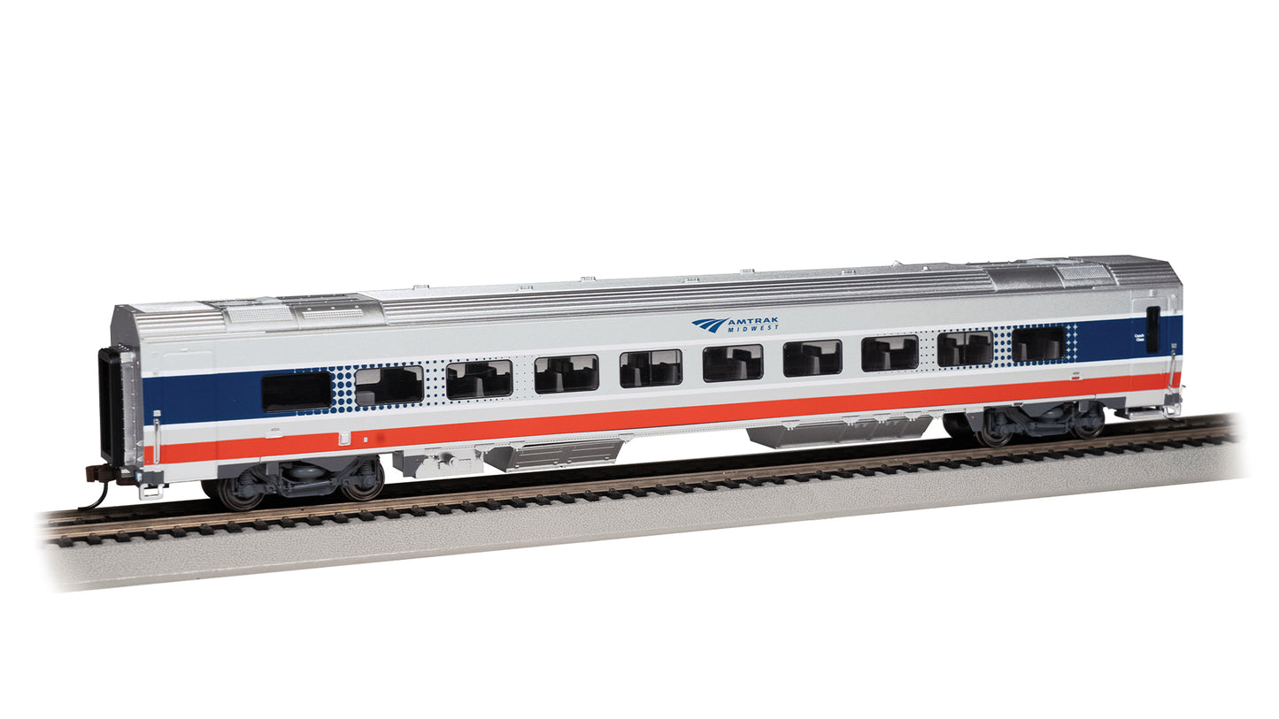 Bachmann 74502 HO Amtrak Midwest SM Lighted Siemens Venture Passenger Car #4004 NIB
