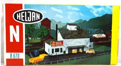 Heljan 670 N Scale Grind Mill Modern Building Kit