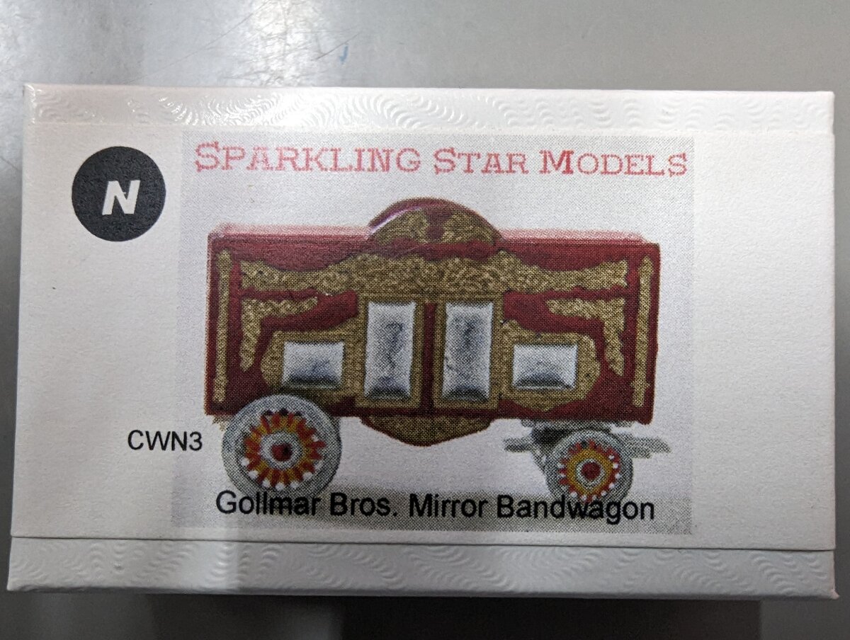 Sparkling Star Models CWN3 N Scale Mirror Bandwagon Model Kit