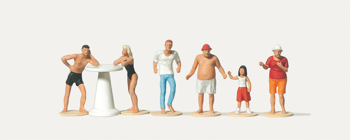 Merten 212524 HO At the Refreshment Stand Figures (Set of 6)