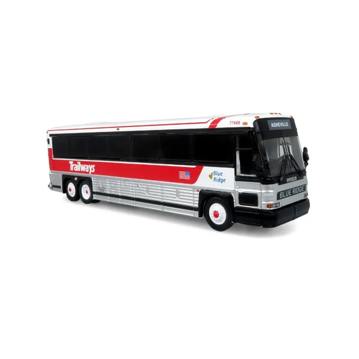 Iconic Replicas 87-0485 1:87 Blue Ridge Trailways MCI D4000 Coach Diecast Model