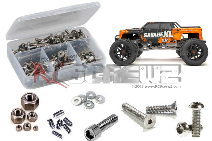 RC Screwz HPI099 HPI Savage XL 5.9 Stainless Steel Screw Kit